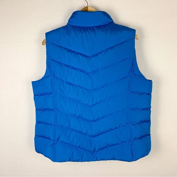 Lands End Blue Down Packable Puffer Vest - Picture 2 of 7